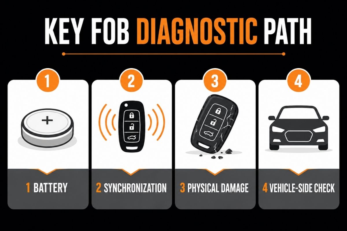Car key fob diagnostic process in Colorado Springs
