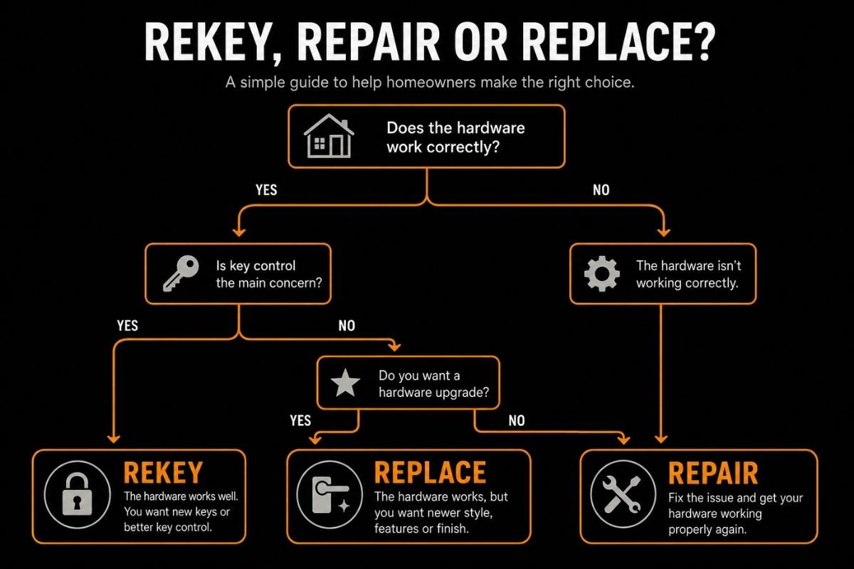 Rekey vs replace locks in Colorado Springs